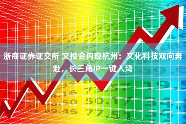 浙商证券证交所 文投会闪现杭州：文化科技双向奔赴，长三角IP一键入湾